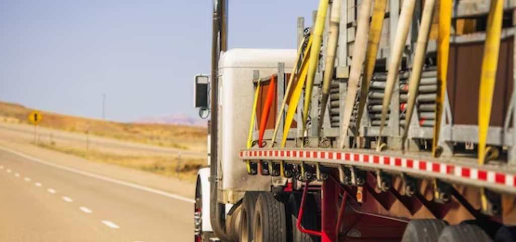 flatbed trailers in Abu Dhabi.