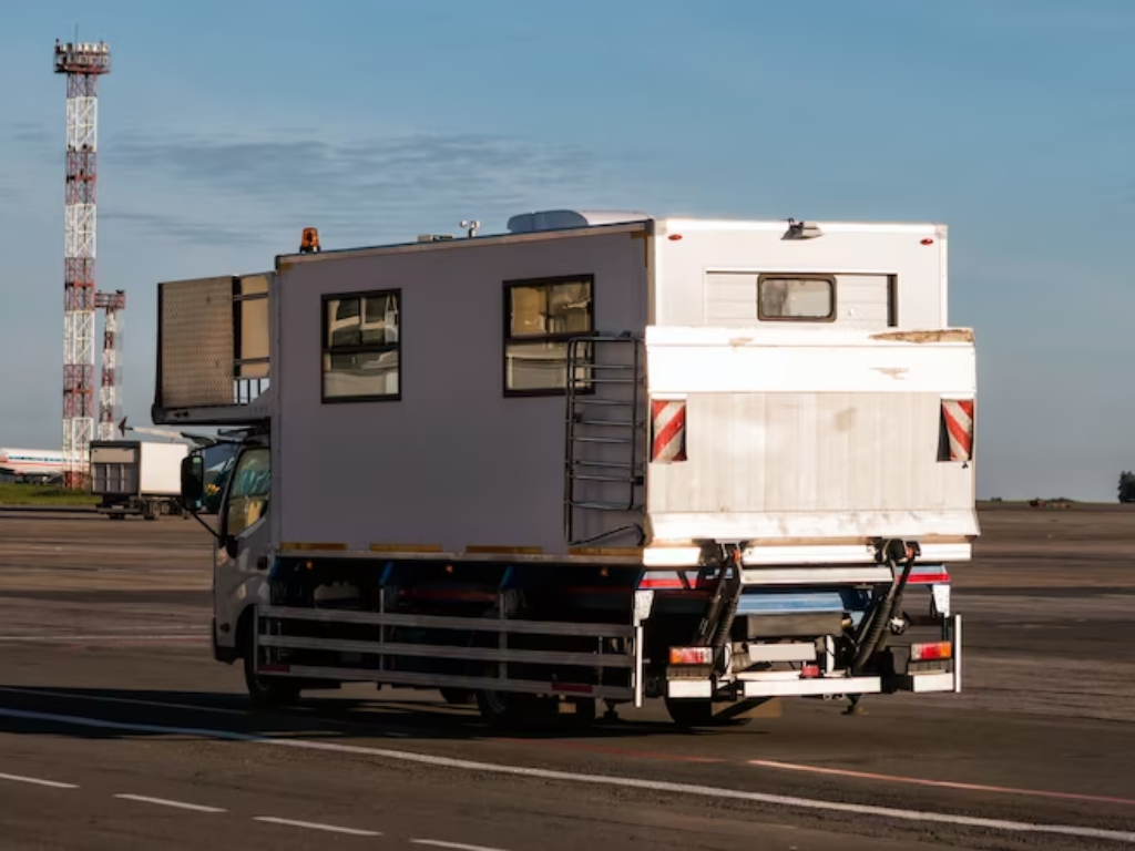 flatbed trailers in Abu Dhabi.